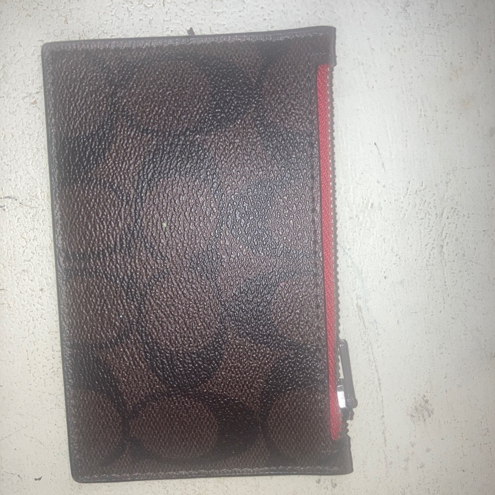 Coach mini card wallet